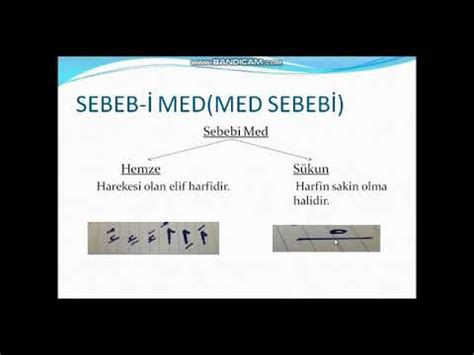 TECVİD DERSLERİ 2 SEBEB İ MED YouTube