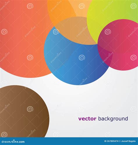 Colorful Bubbles Vector Background Stock Vector Illustration Of Ball