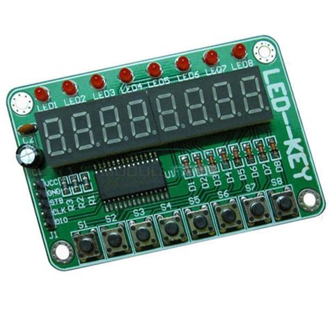 Arduino And Tm1638 Button Example Arduino Learning