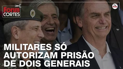 Heleno e Braga Netto largados pelas Forças Armadas militares vetam