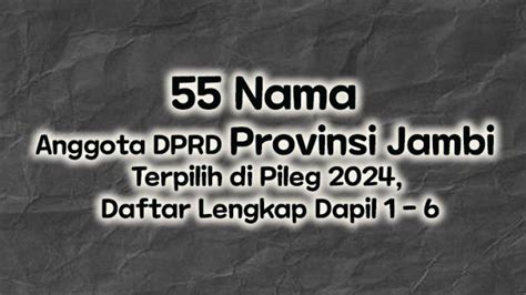 Daftar Nama Nama Anggota DPR RI Dan DPRD Provinsi Sulawesi Selatan