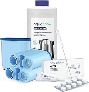 Aquafloow Kit D Entretien Complet Pour Machines Caf Compatible Avec