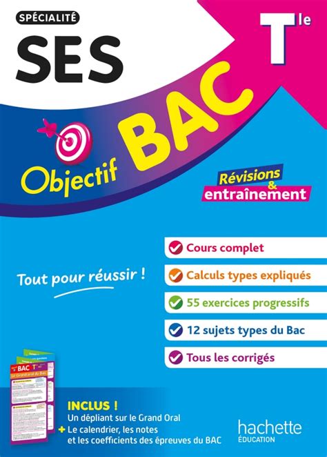 Objectif Bac Tle Sp Cialit Ses Bac Hachette Fr