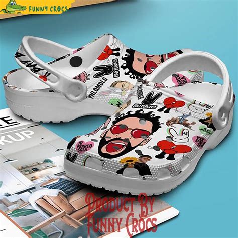 Bad Bunny Un Dia Crocs Shoes Discover Comfort And Style Clog Shoes With Funny Crocs