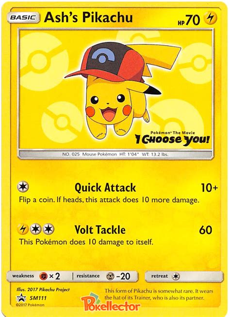 Ash S Pikachu Sun Moon Promos Pokemon Card