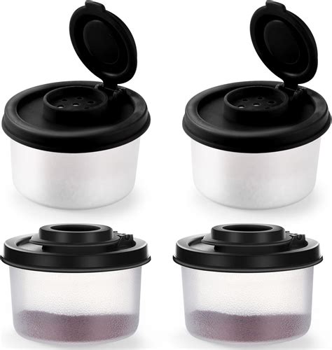 Amazon Geiserailie 6 Pieces Plastic Salt And Pepper Shakers With