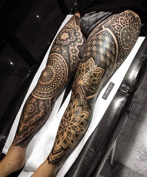 Tattoo Art By Dodepras Lumina Geometric Tattoo Leg Geometric