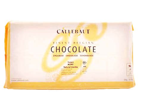 White Chocolate W2 Blocks 28 Barry Callebaut 5 Kg Cgm Foods