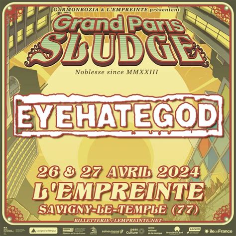 Grand Paris Sludge 2024 Line Up