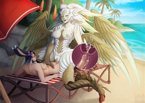Commission Love On The Wing By WitchOfAvalon Hentai Foundry