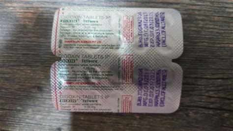 Digoxin 0.25mg Tablet at ₹ 13/stripe | Generics - Tablets and Capsules ...