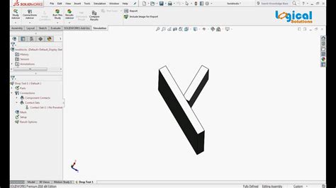 SolidWorks Simulation Drop Test Analysis YouTube