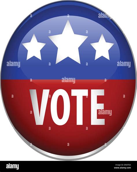 vector image of a vote button Stock Vector Image & Art - Alamy