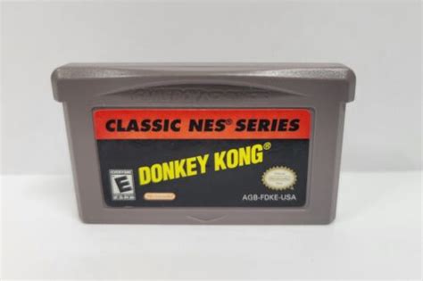 Donkey Kong Classic Nes Series Nintendo Game Boy Advance Tested