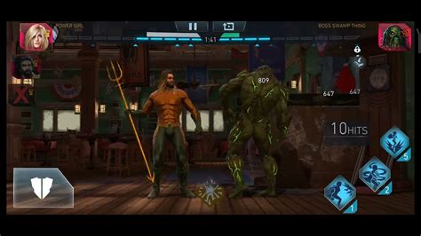 Sub Boss Swamp Thing Solo Raid Event Fights Injustice Mobile