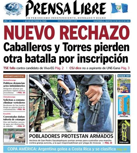 Noticias De Prensa Libre De Guatemala De Fecha De Hoy Libros