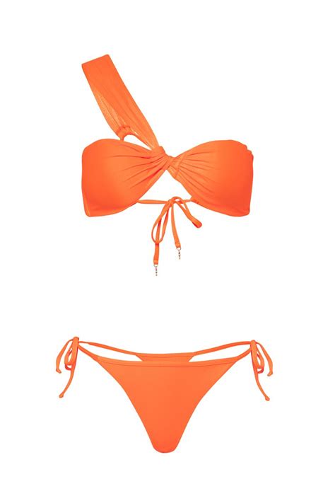 Bikini Bronceador Amelie Naranja Oleaje Swimwear