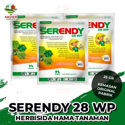 Jual Serendy Wp Herbisida Sistemik Pra Tumbuh Dan Purna Tumbuh Gr