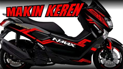 Nmax Sticker Cutting Merah Minimalis YouTube