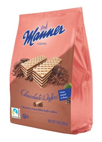 Manner Chocolate Napolitane Cu Crema De Alune De Padure