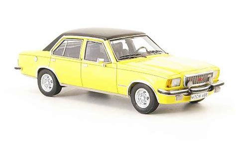 Modellino In Miniatura Opel Commodore B Neo B Gs E Giallo Nero Lim