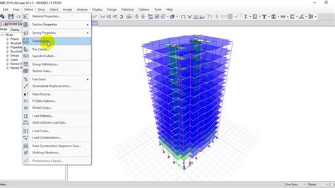 Seismic Loads In Etabs By Dynamic Analysis Response Spectrum Method