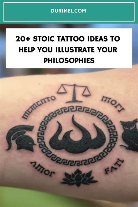 Stoic Tattoo Ideas To Help You Illustrate Your Philosophies In