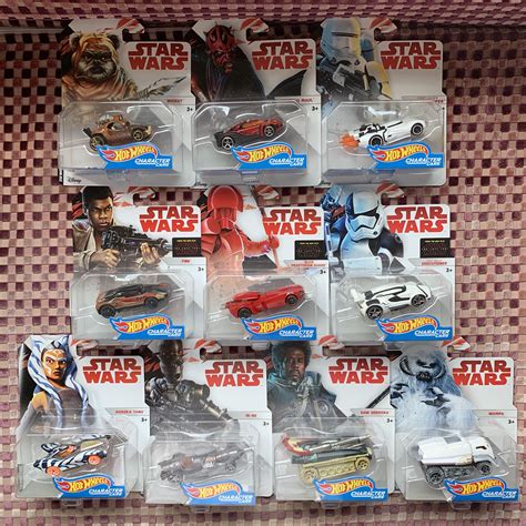 Hot Wheels Star Wars Character Cars The Last Jedi Version Hobbies Toys Toys Games On