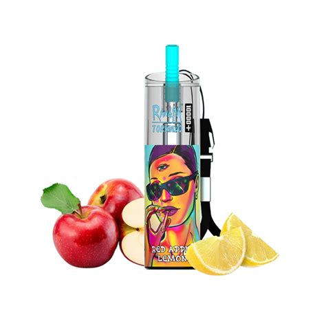 RandM Tornado 10000 Züge Plus Einweg E zigarette Red Apple Lemon 20ml