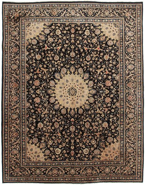 Silk Wool Square Persian Kashan Rug 14294 Exclusive Oriental Rugs