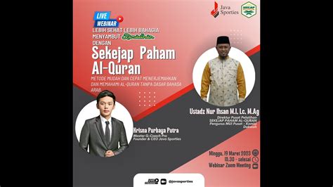 Ramadhan Lebih Sehat Lebih Bahagia Dengan Sekejap Paham Al Quran YouTube