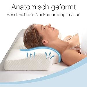 maxVitalis Memory Foam Kissen Nackenkissen 60x35cm orthopädisches