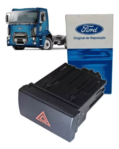 Interruptor Botão Pisca Alerta Ford Cargo Medio Pesado 24v