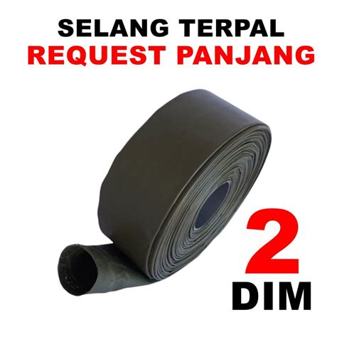 Jual Selang Drip Irigasi Terpal Semi Karet Custom Terpaulin Inch