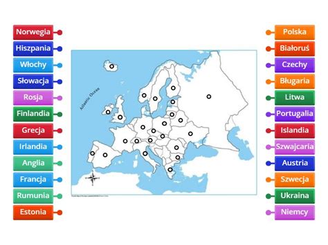 Pa Stwa Europy Klasa Labelled Diagram