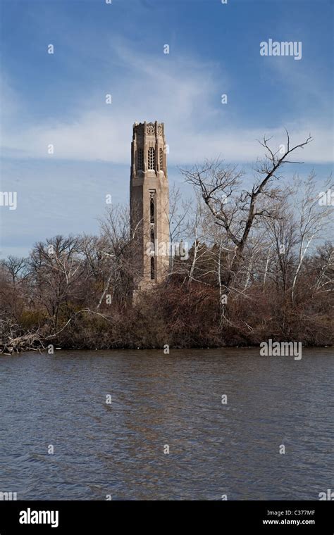 Nancy Brown Peace Carillon On Belle Isle Detroit Michigan Stock Photo