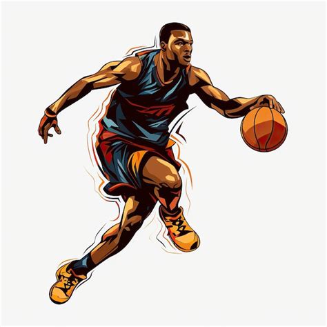 Premium Photo Basketball Player Clip Art Illustration