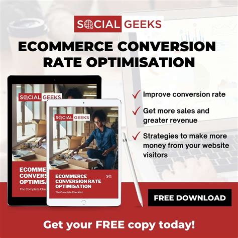 Ecommerce Conversion Rate Optimisation Checklist Social Geeks Digital