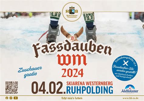 Fassdauben Weltmeisterschaft am 4 Februar 2024 Hofbräuhaus Traunstein