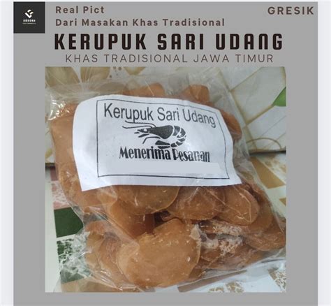 Kerupuk Krupuk Mentah Sari Udang 1 2 Kg 500 Gram 1 Kg Gresik