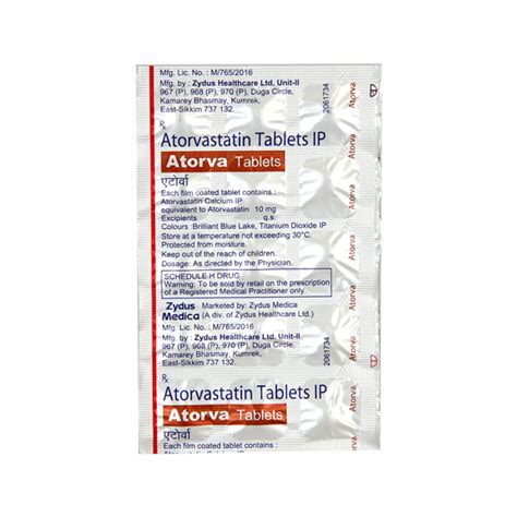 Atorva Mg Tablet S Benefits Side Effects Upto Off Netmeds