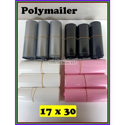 Jual Polymailer 17x30 Plastik Packing Olshop Polimer Pink Silver Hitam