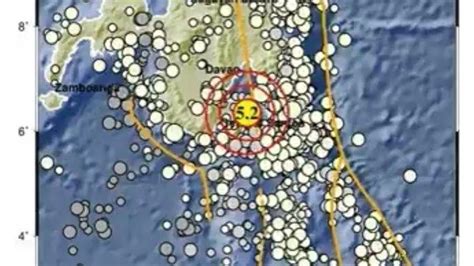 Gempa Terkini Magnitudo 5 2 Di Barat Laut Melonguane Sulawesi Utara