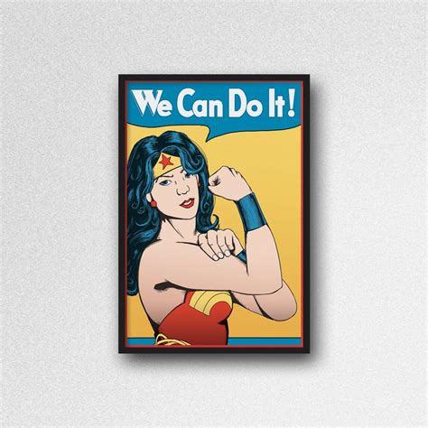 We Can Do It Poster-free SHIPPING - Etsy