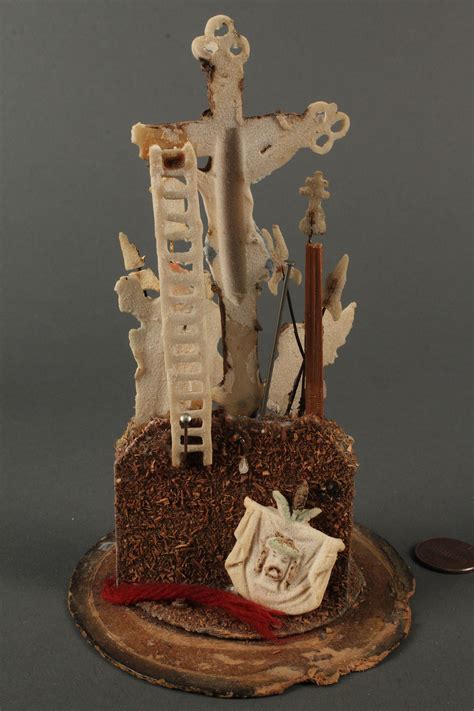 Lot 594: Folk Art Religious Sugar Sculpture