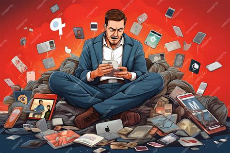Premium AI Image | Funny illustration or meme related to marketing