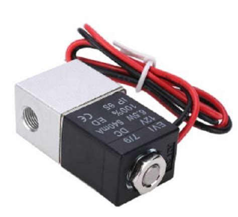 Dc 12v Solenoid Valve 2 Way Normally Closed Direct Pneumatic Valves Application Industrial At