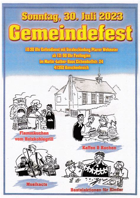 Gemeindefest Am Evangelische Kirchengemeinde Korschenbroich