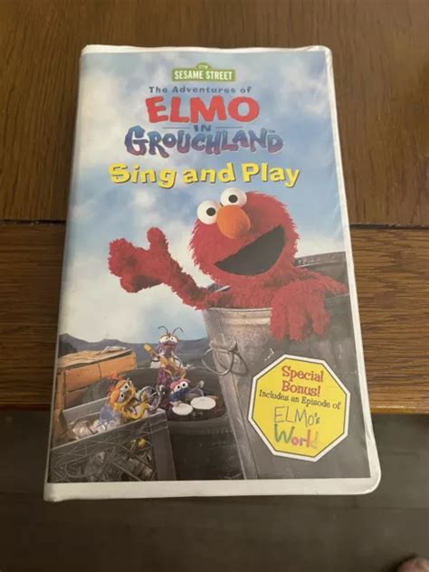 Adventures Of Elmo In Grouchland Vhs Sesame Street 1999 Sing And Play