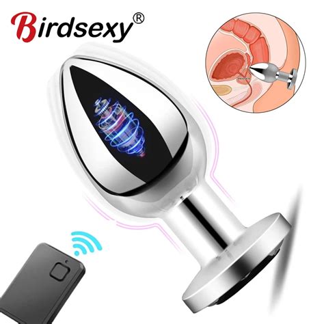 Anal Vibrator Butt Plug Vagina Vibrator Edelstahl Anal Plug Erwachsene